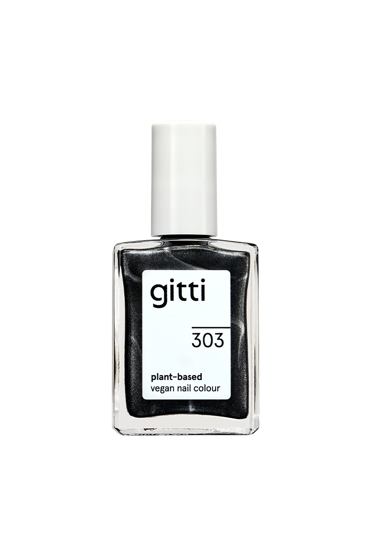 gitti-no-303-plant-based-nagellack-schwarz-mit-metallic-finish image 1