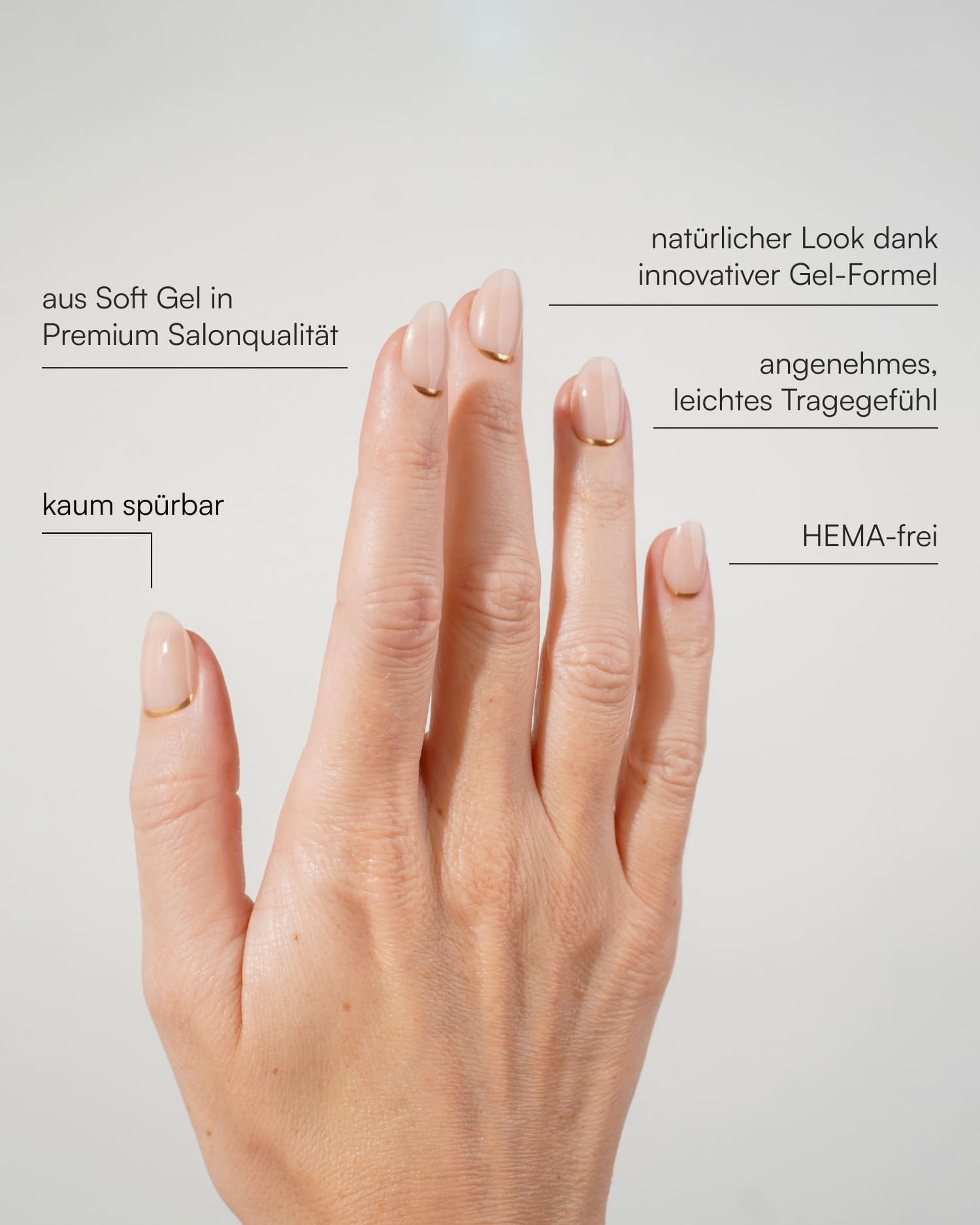 doonails-popcorn-short-round-soft-gel-press-ons-nude-mit-goldrand image 3