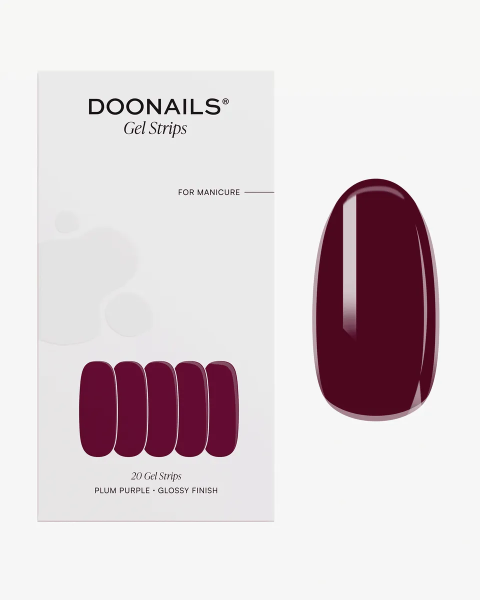 doonails-plum-purple-uv-gel-strips image 1