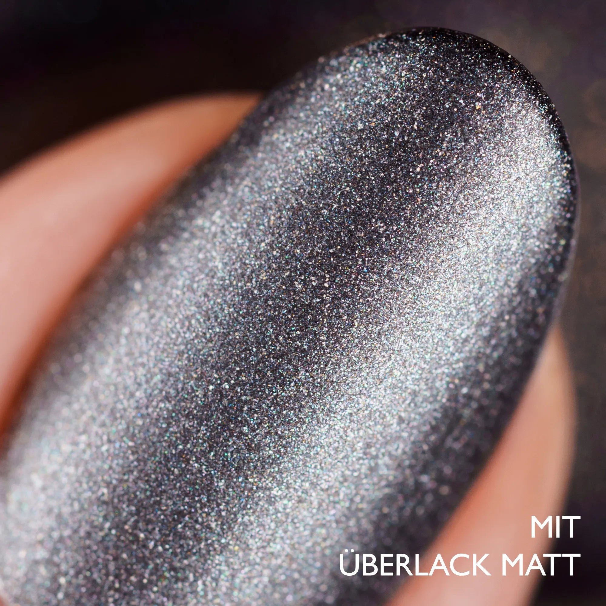 herzlack-pechmarie-veganer-nagellack-dunkelgrau-holo-11ml image 5