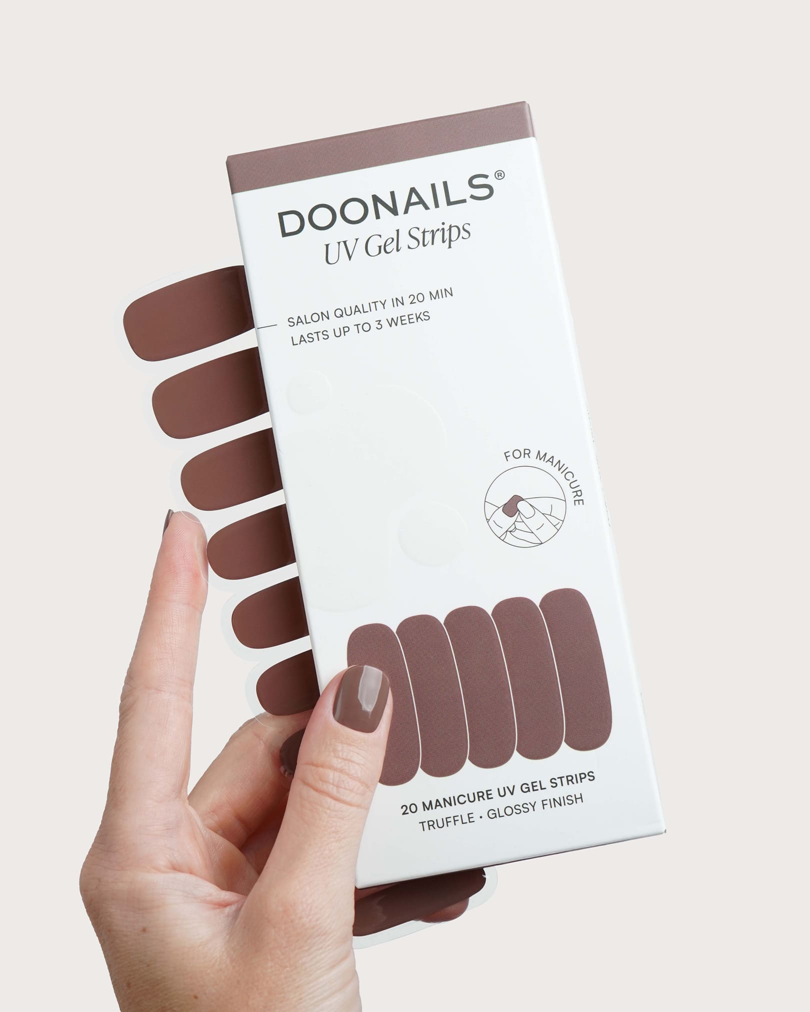 doonails-truffle-uv-gel-strips-braun-uv-nagelstrips image 3