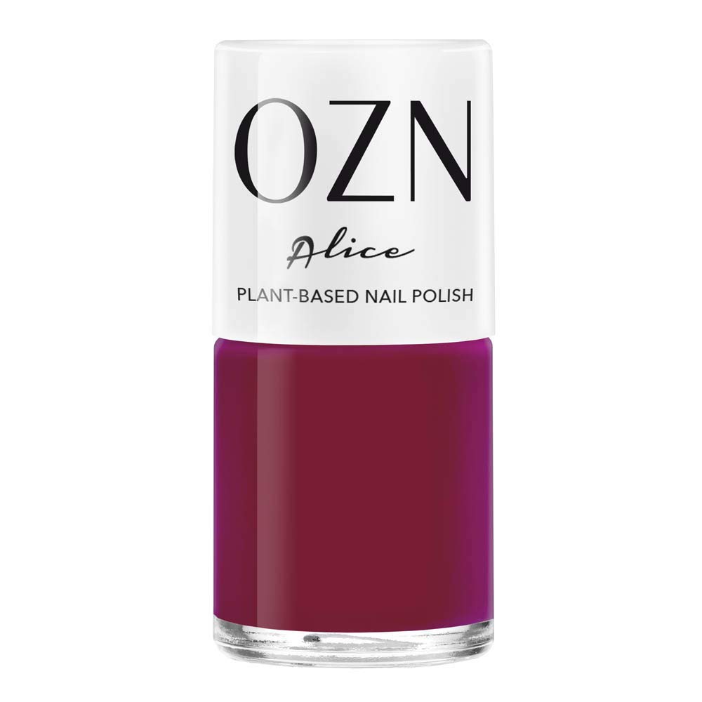 ozn-alice-pflanzenbasierter-veganer-nagellack-dunkel-kirschpink image 1