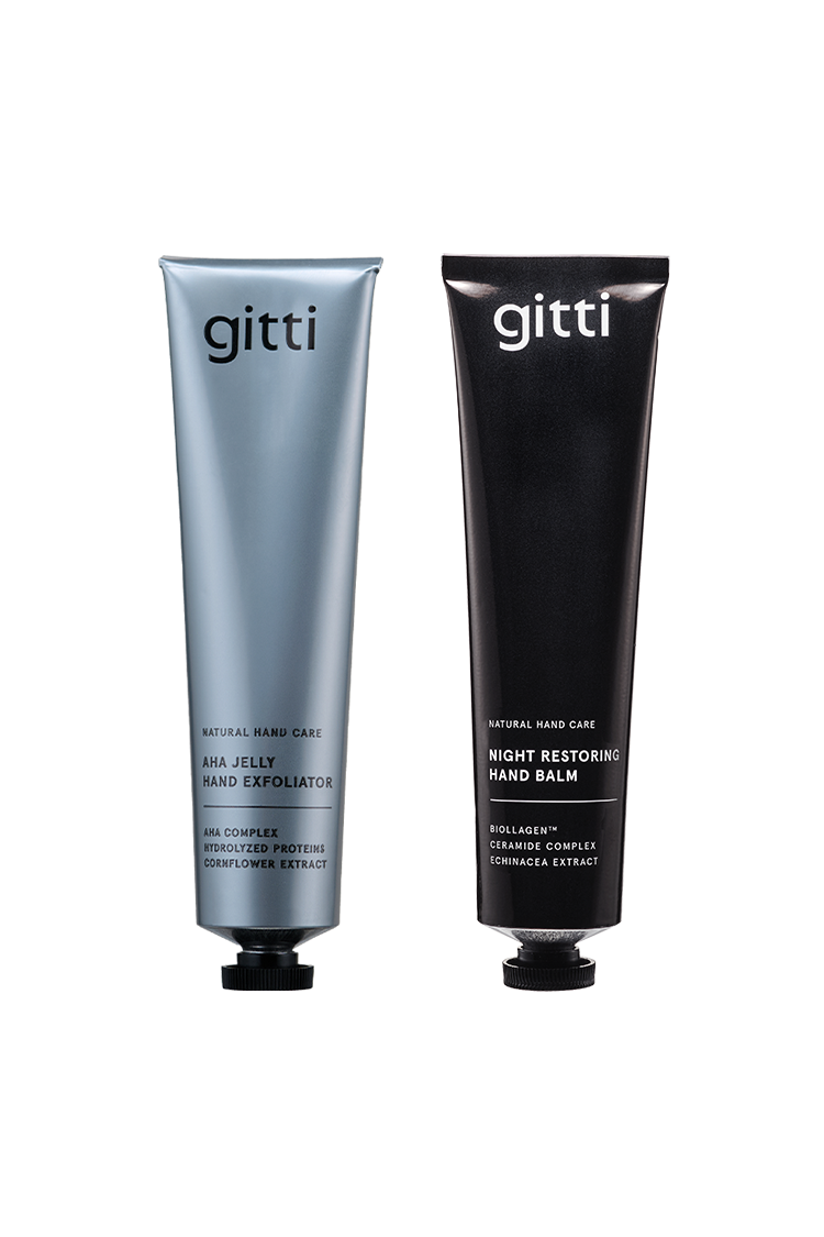 gitti-silky-hands-duo-set-handpeeling-75-ml-handcreme-75-ml-nach-wahl image 1