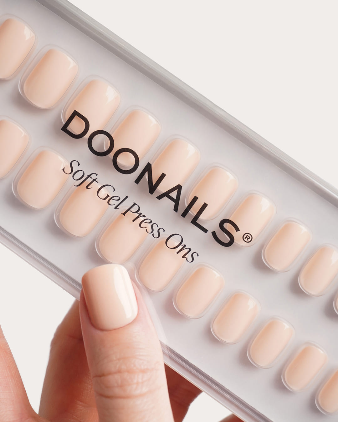 doonails-cheesecake-extra-short-square-soft-gel-press-ons-nude image 5