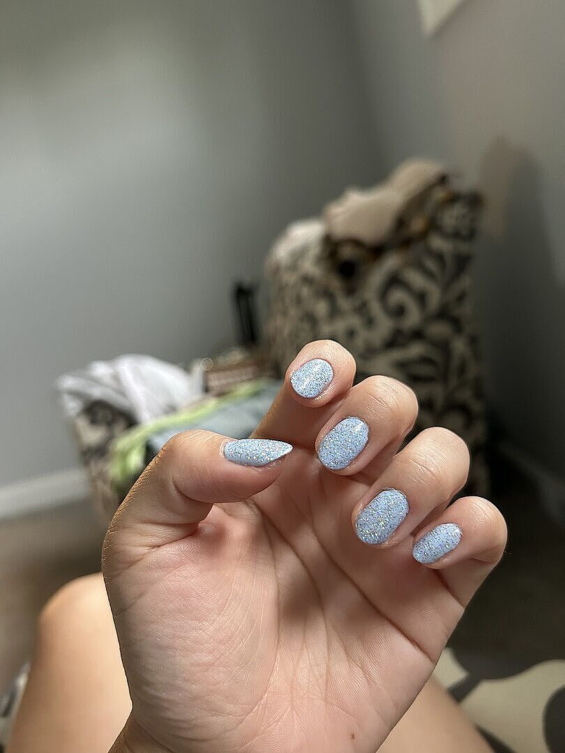 Elegant trotz Blau