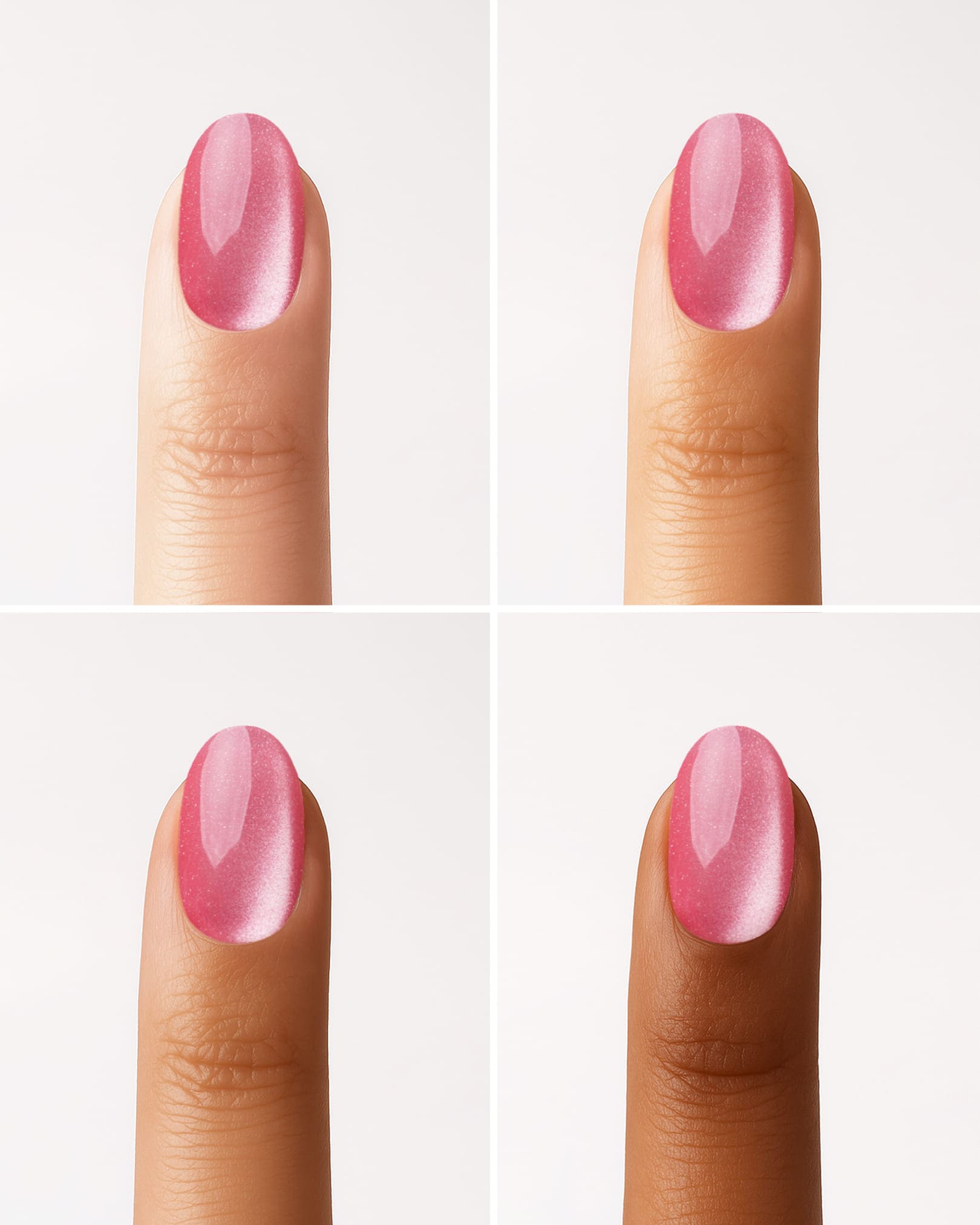 doonails-glass-pink-cat-eye-short-round-soft-gel-press-ons-pink image 6