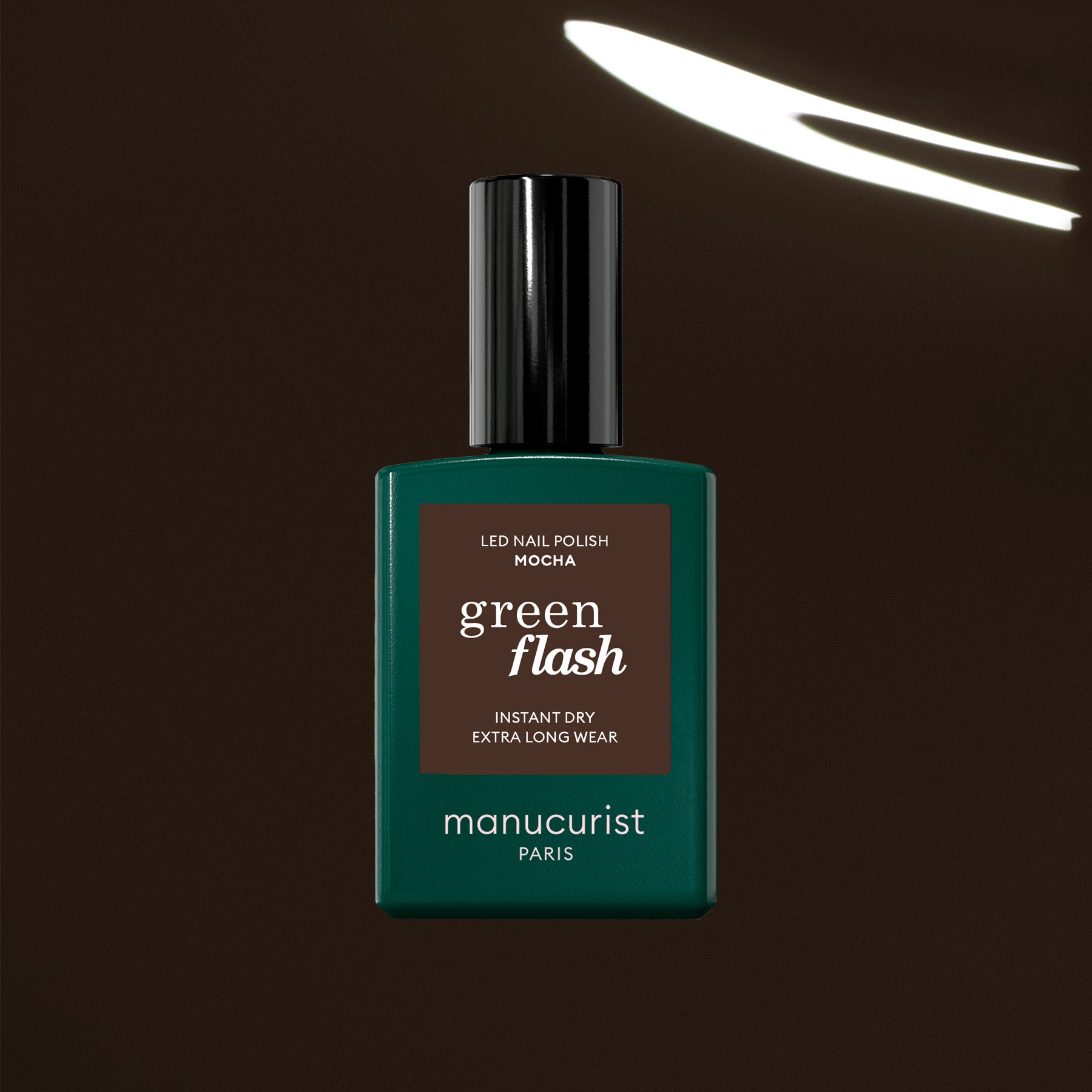 manucurist-green-flash-nagellack-mocha-dunkelbraun-halblack-mit-k-hlen-untert-ne image 1