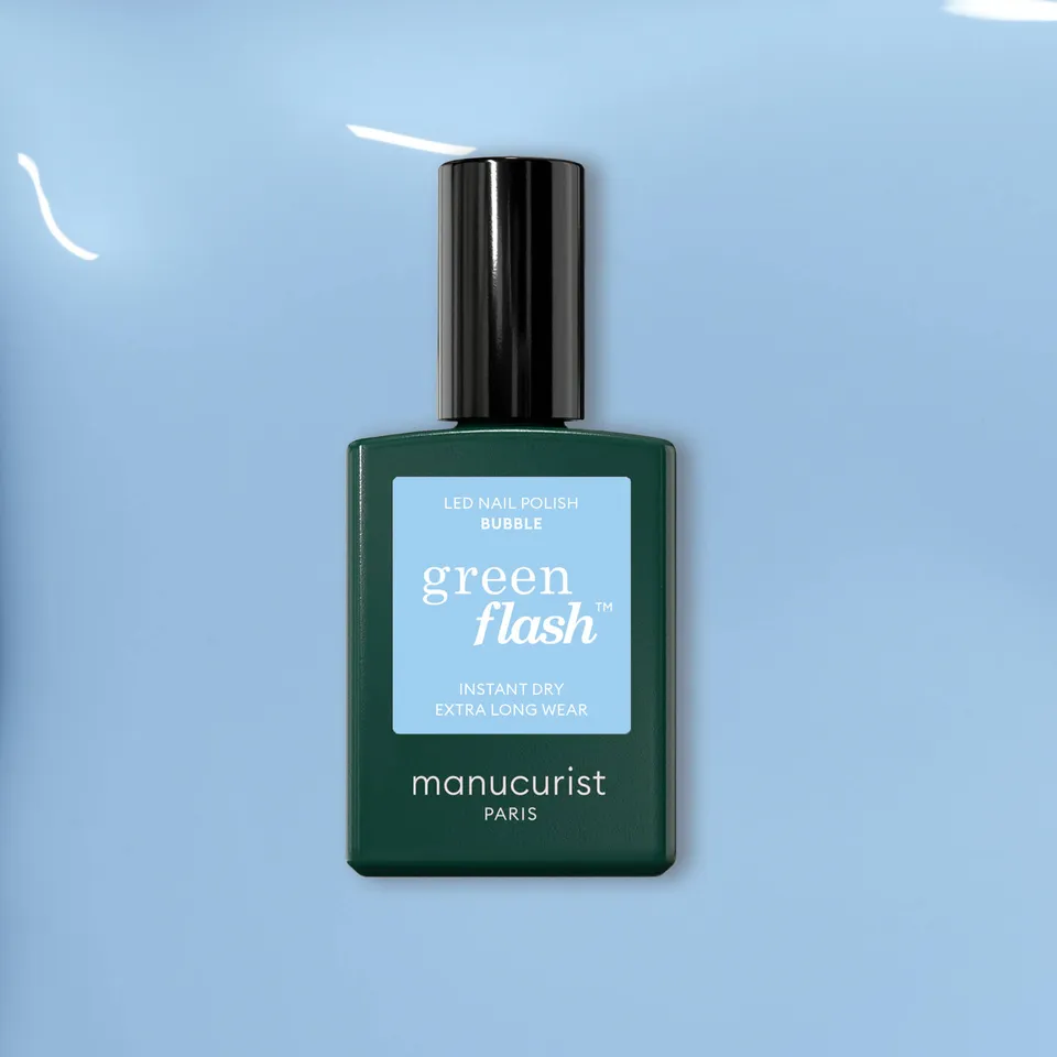 manucurist-bubble-green-flash-semi-permanenter-nagellack-hellblau image 1