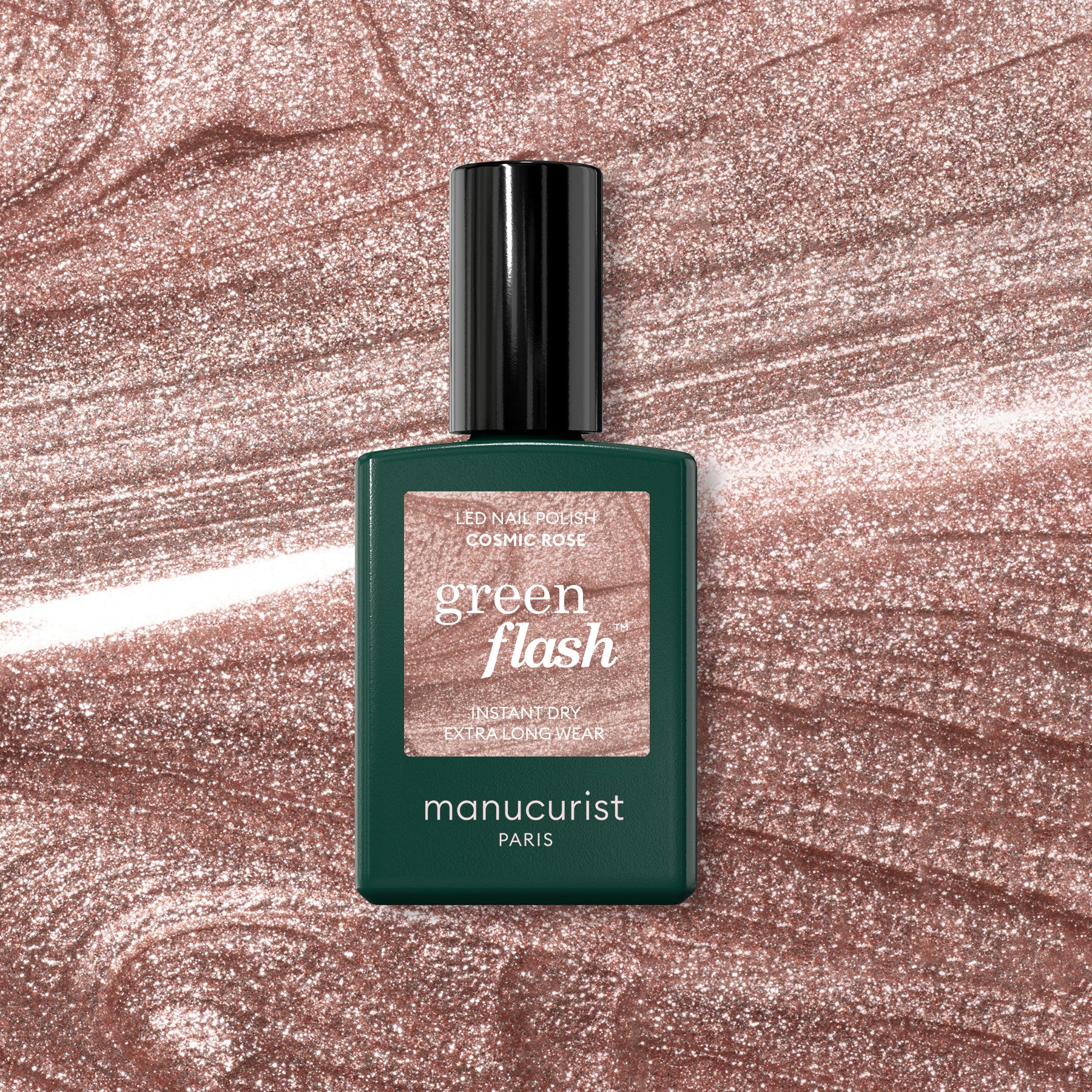 manucurist-green-flash-cosmic-rose-semipermanenter-nagellack-champagner-rosa image 1