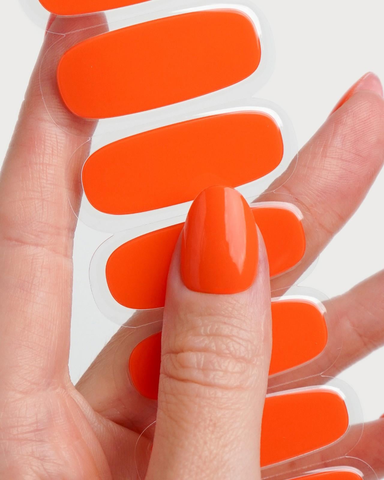 doonails-dolce-vita-uv-gel-strips-orange image 5