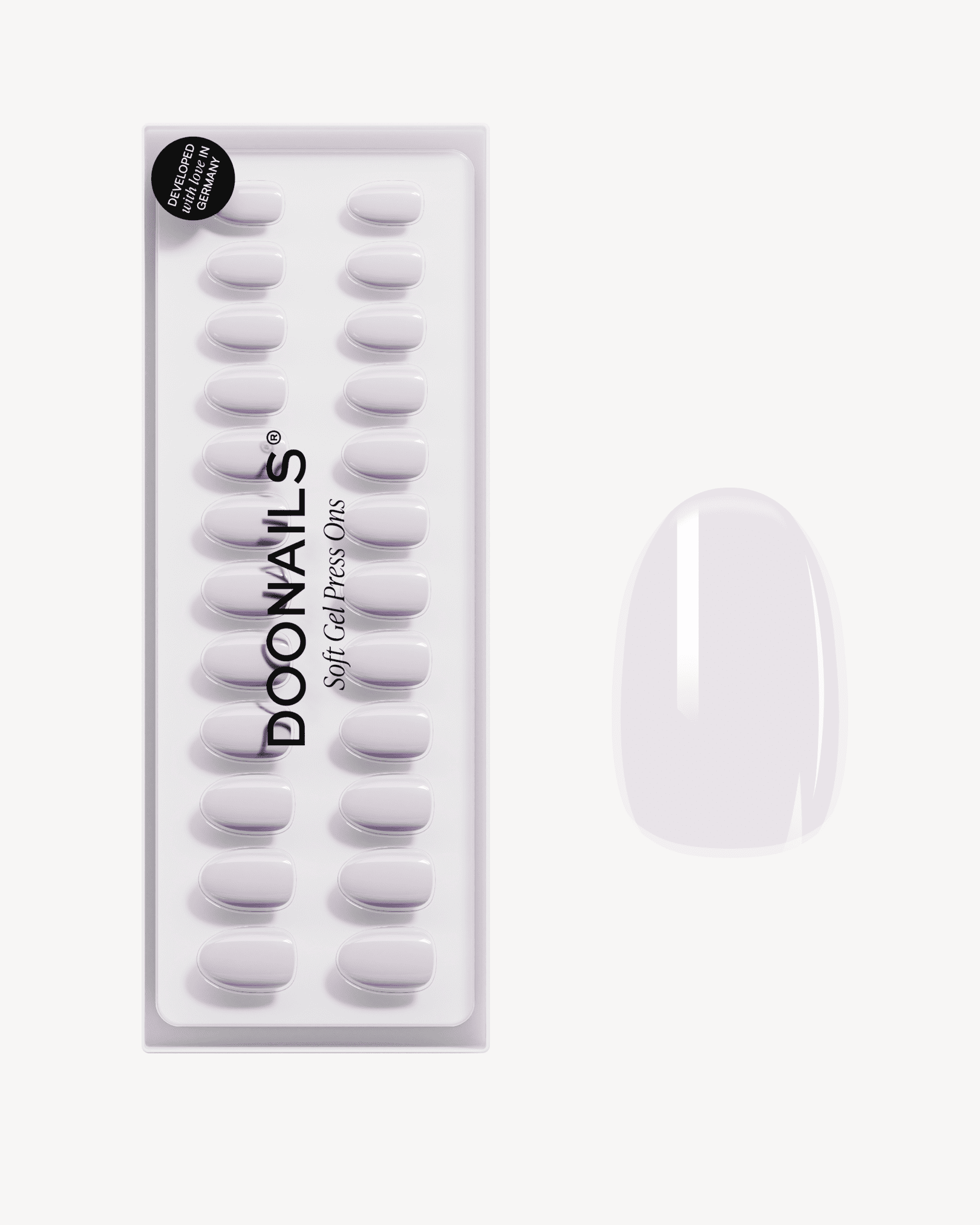 doonails-soft-lilac-short-round-soft-gel-press-ons image 1