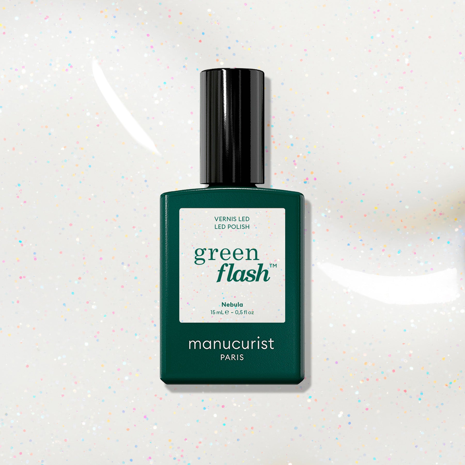 manucurist-green-flash-nebula-led-nagellack-holografisch-milchwei image 1