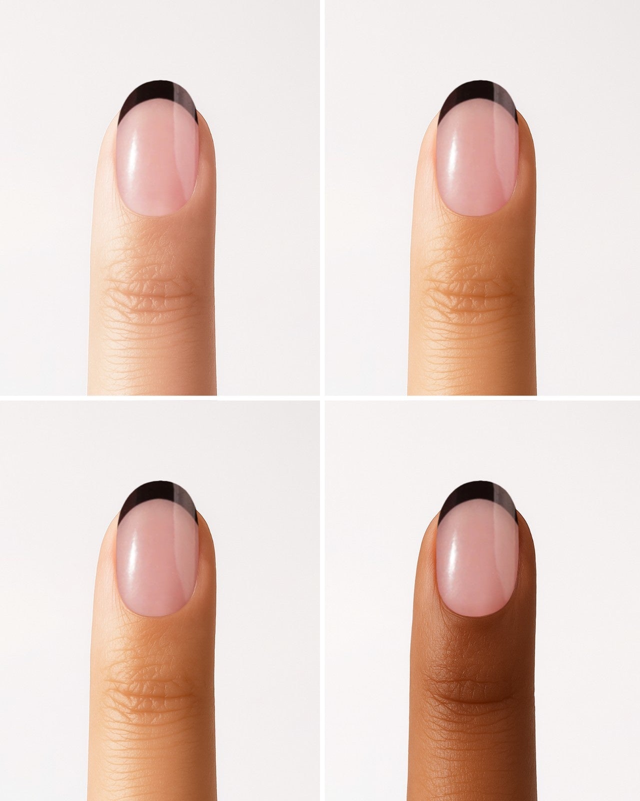 doonails-black-french-uv-gel-strips image 5