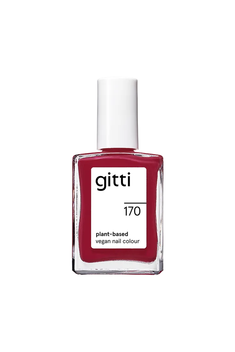 gitti-no-170-plant-based-nagellack-gedecktes-magenta-rot image 1