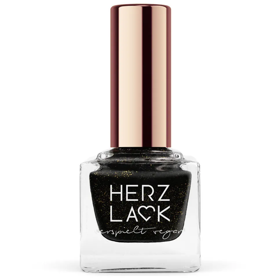 herzlack-schwarzer-freitag-nagellack-schwarz-gold-glitzer-11ml image 1