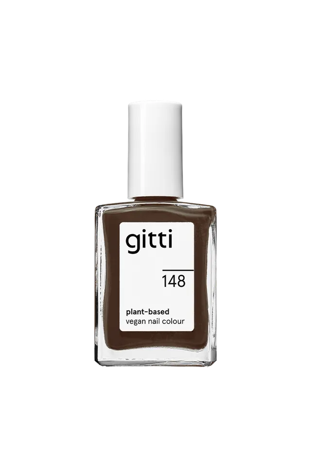 gitti-no-148-pflanzenbasierter-nagellack-intensives-braun image 1