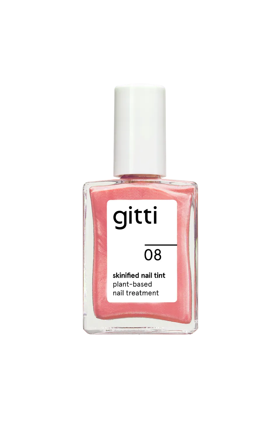 gitti-skinified-nail-tint-no-08-veganer-pflegelack-korall-ros-mit-silber-schimme image 1