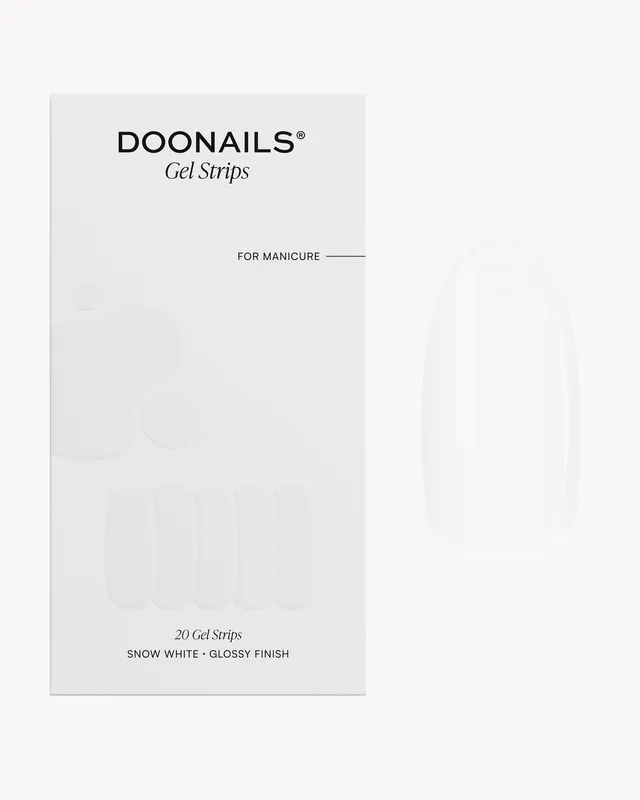 doonails-snow-white-uv-gel-strips image 1