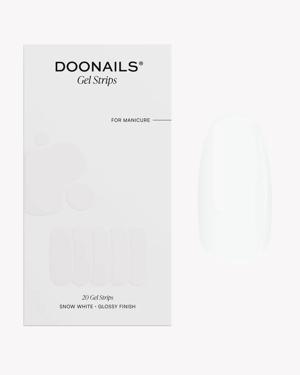 doonails-snow-white-uv-gel-strips image 1