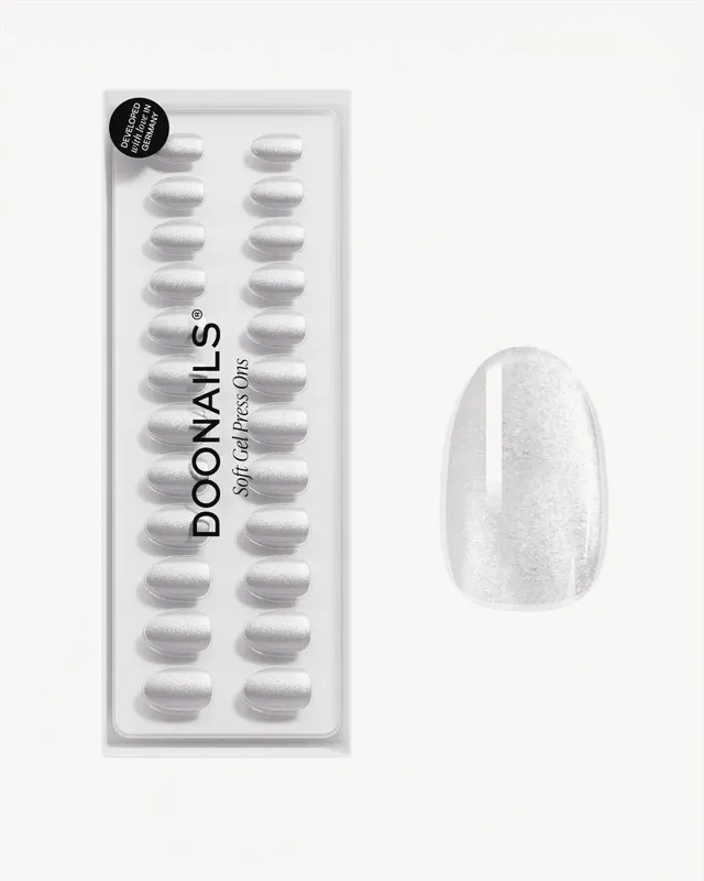 doonails-white-cat-eye-short-round-soft-gel-press-ons-cat-eye-n-gel image 1