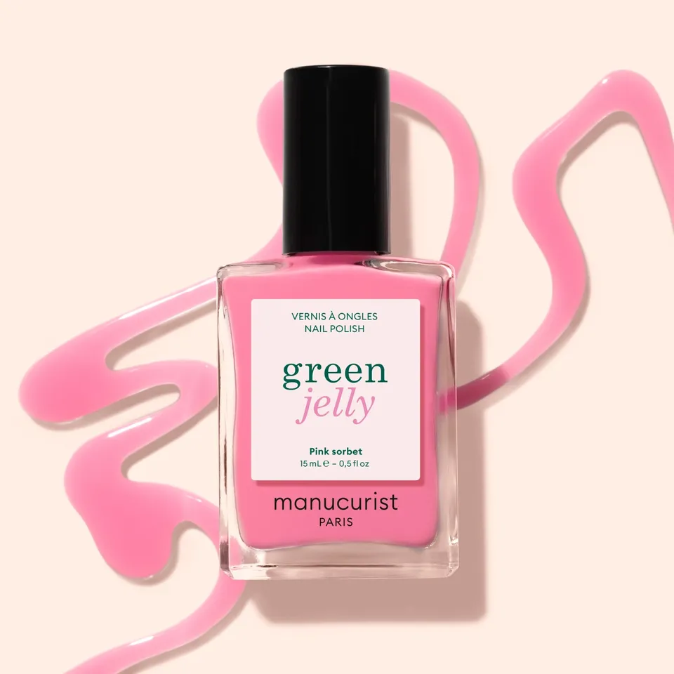 manucurist-green-jelly-nagellack-pink-sorbet-bonbonrosa-transparent image 1