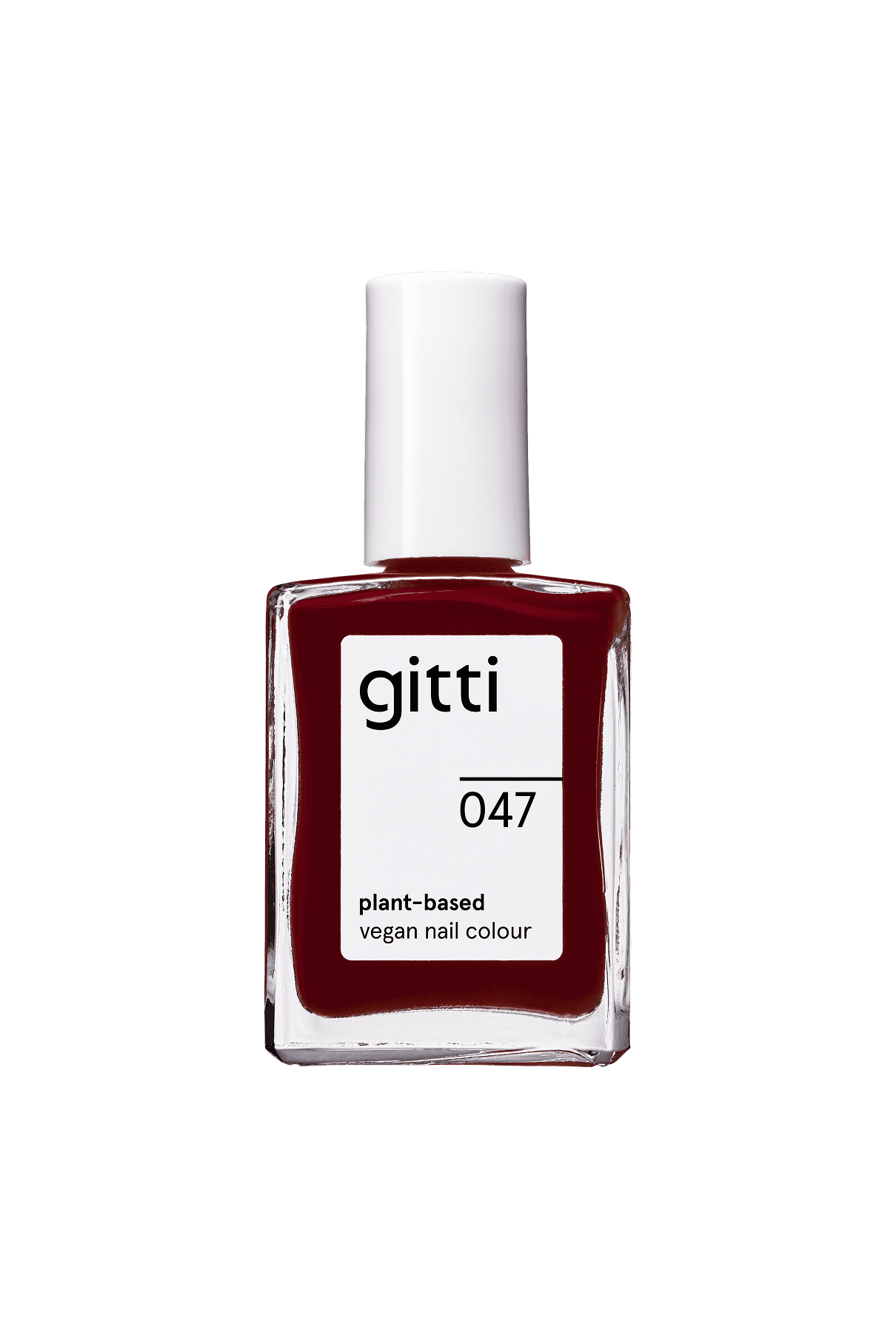 gitti-no-047-plant-based-nagellack-tiefes-dunkelrot image 1