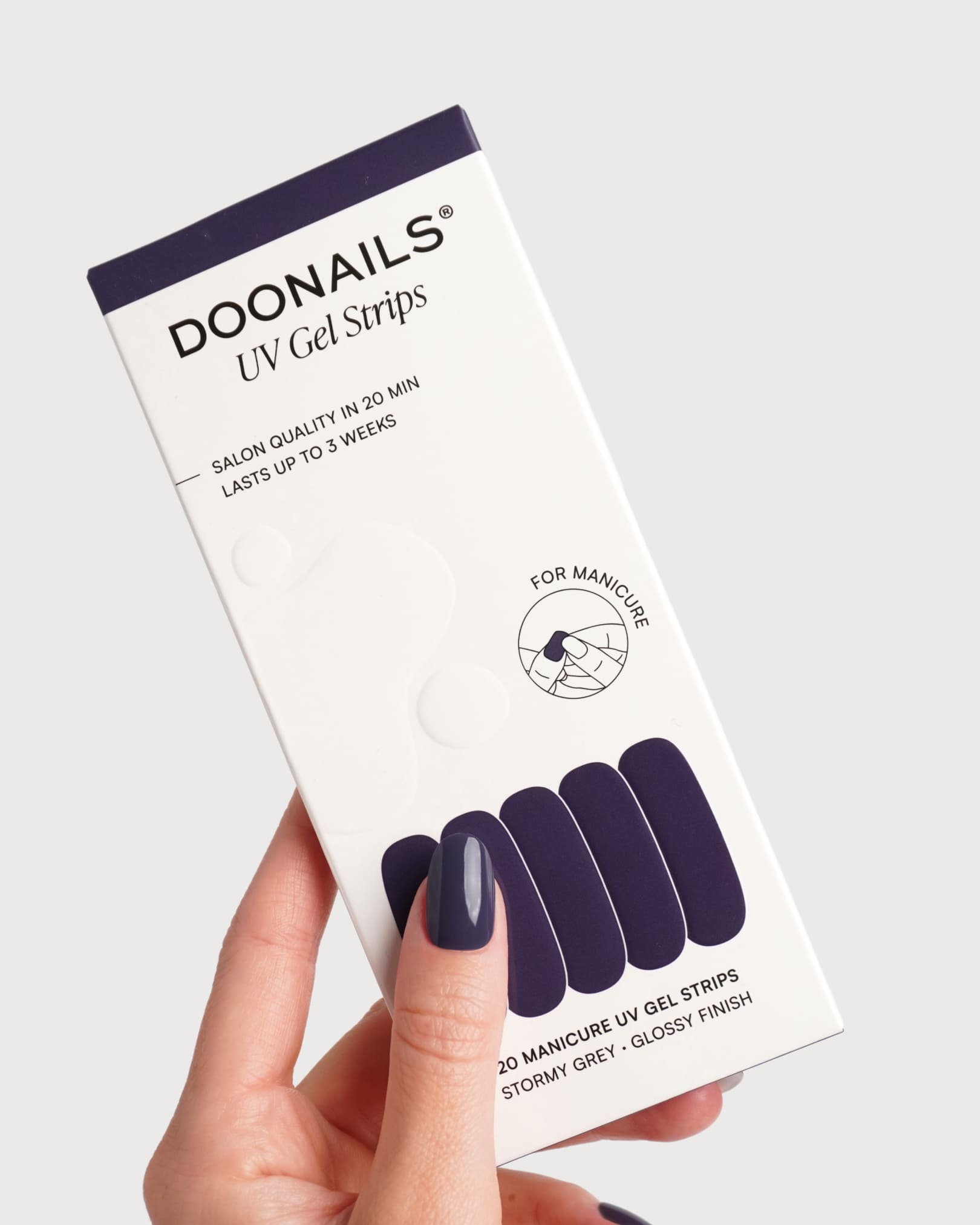 doonails-stormy-grey-uv-gel-strips image 3