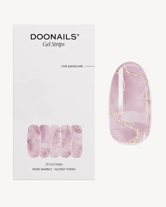 doonails-rose-marble-uv-gel-strips image 1