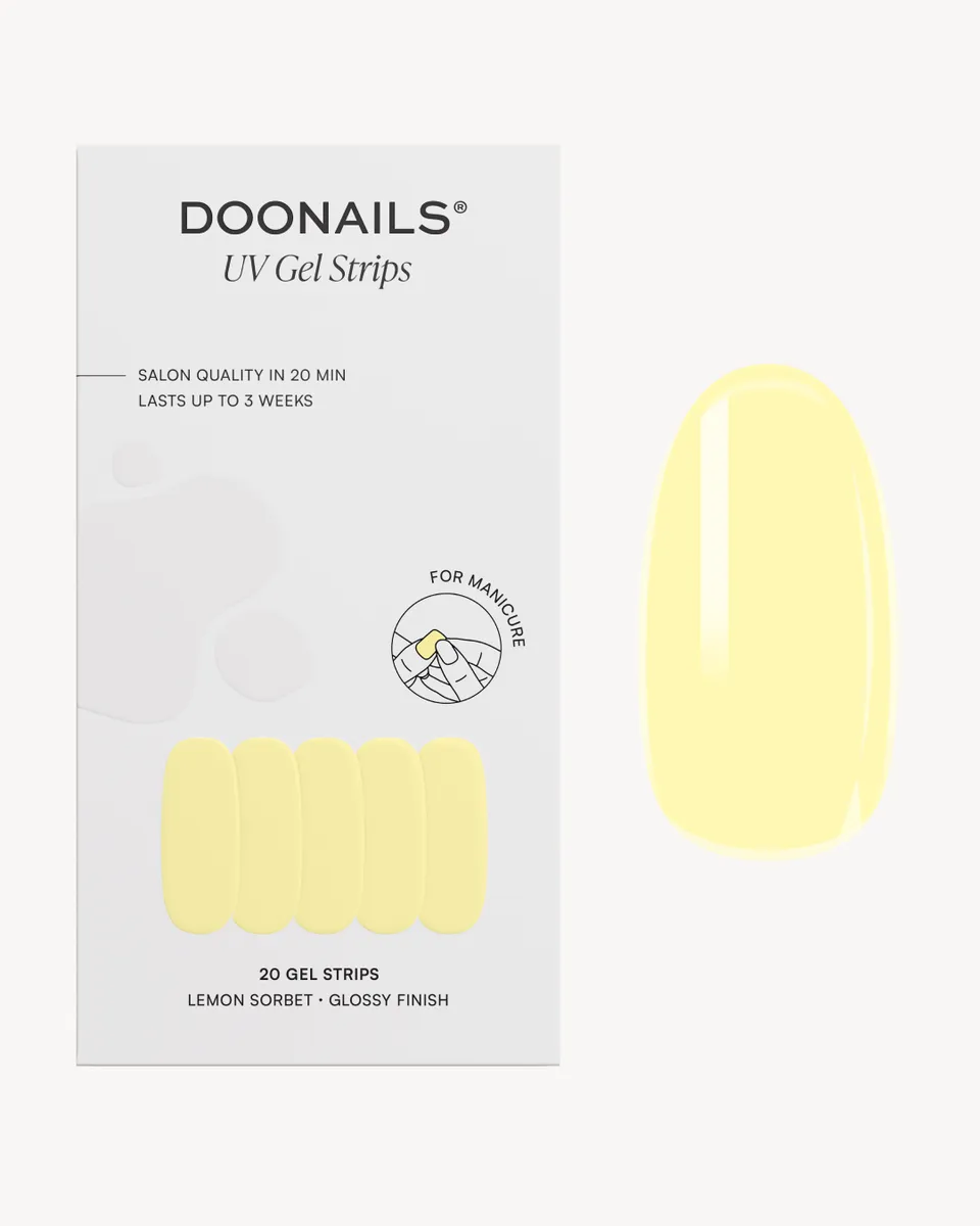 doonails-lemon-sorbet-uv-gel-strips image 1