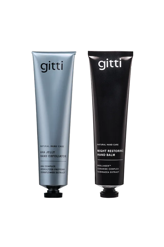 gitti-silky-hands-duo-set-handpeeling-75-ml-handcreme-75-ml-nach-wahl image 1