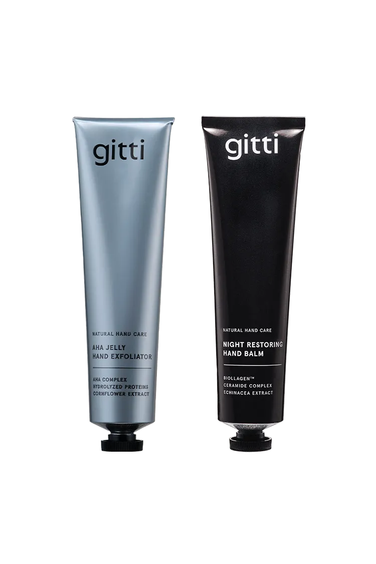 gitti-silky-hands-duo-set-handpeeling-75-ml-handcreme-75-ml-nach-wahl image 1