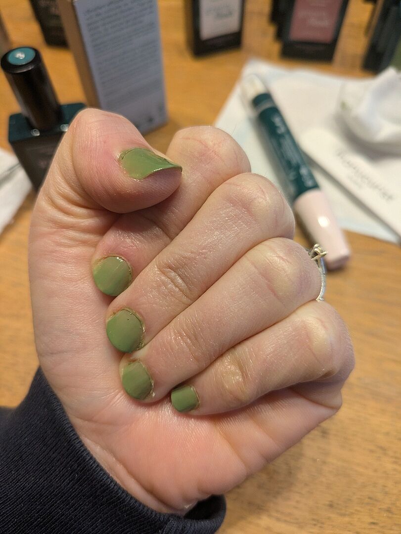 Farbe top, Halt okay
