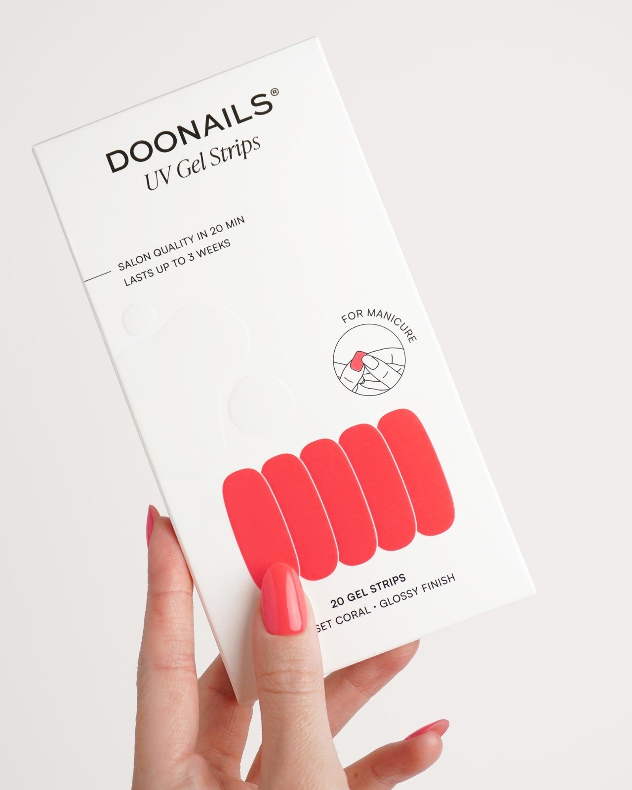 doonails-sunset-coral-uv-gel-strips-leuchtendes-korallrot-auch-f-r-zehenn-gel image 3