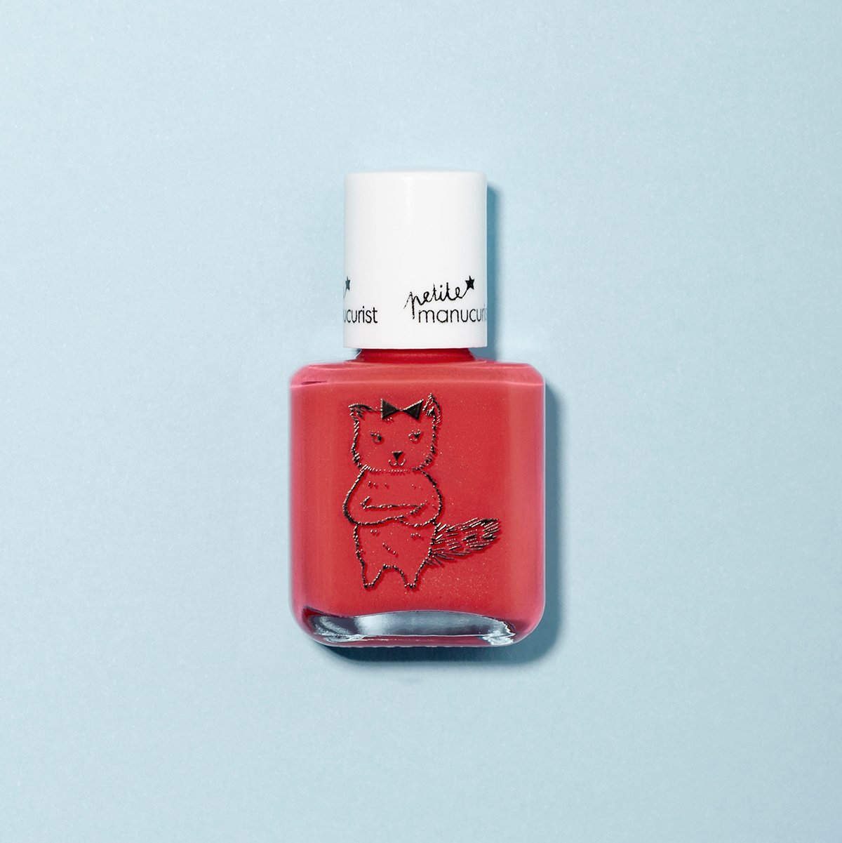 manucurist-kiki-der-kater-green-kinder-nagellack-korallenrot image 1
