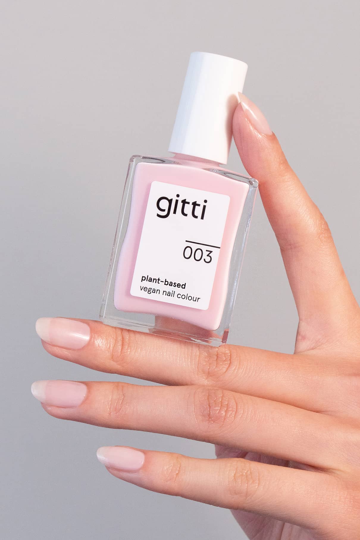gitti-no-003-pflanzlich-basierter-nagellack-zart-rosa-gl-nzend image 5