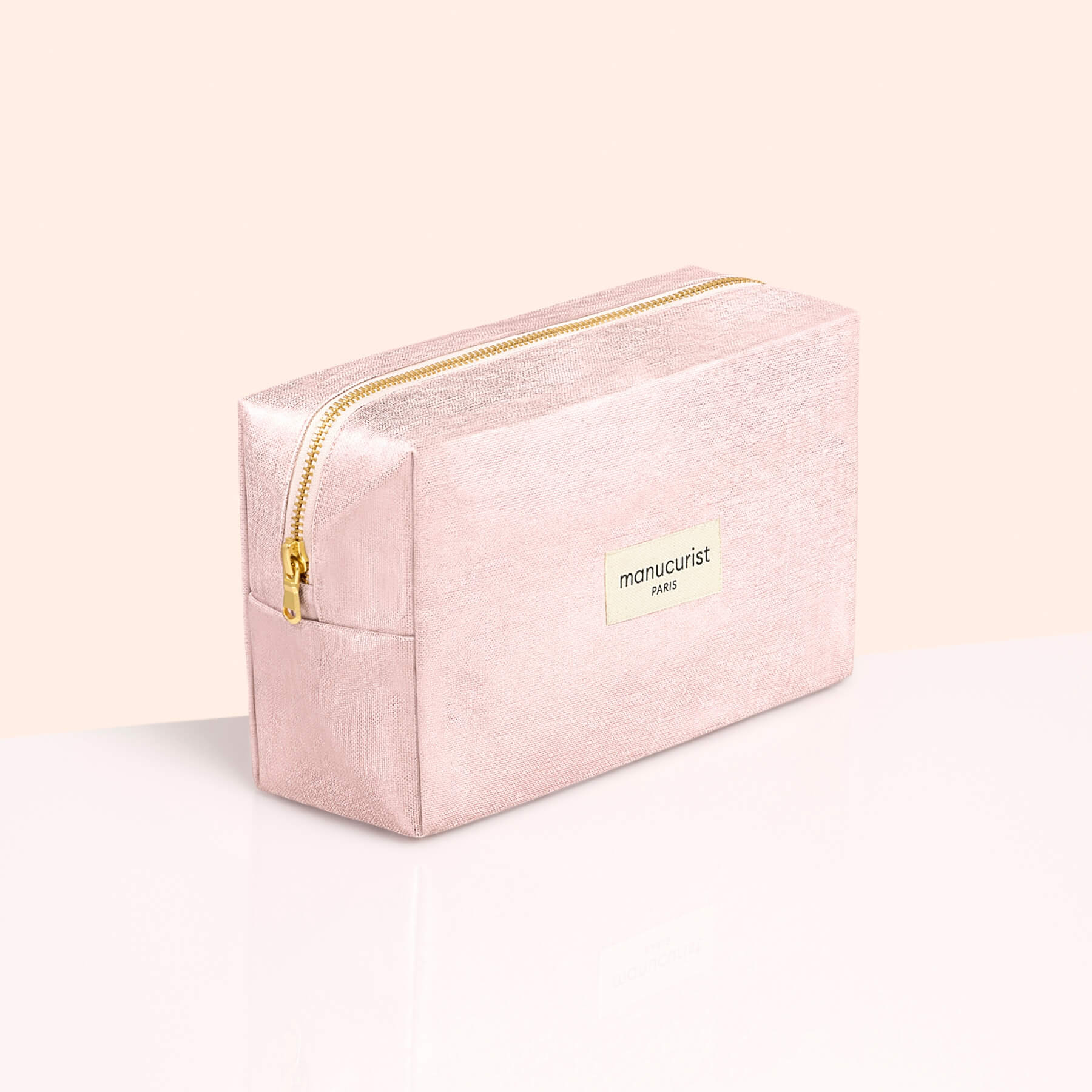 manucurist-rosa-necessaire-aus-lurex-manik-re-tasche-ros image 1