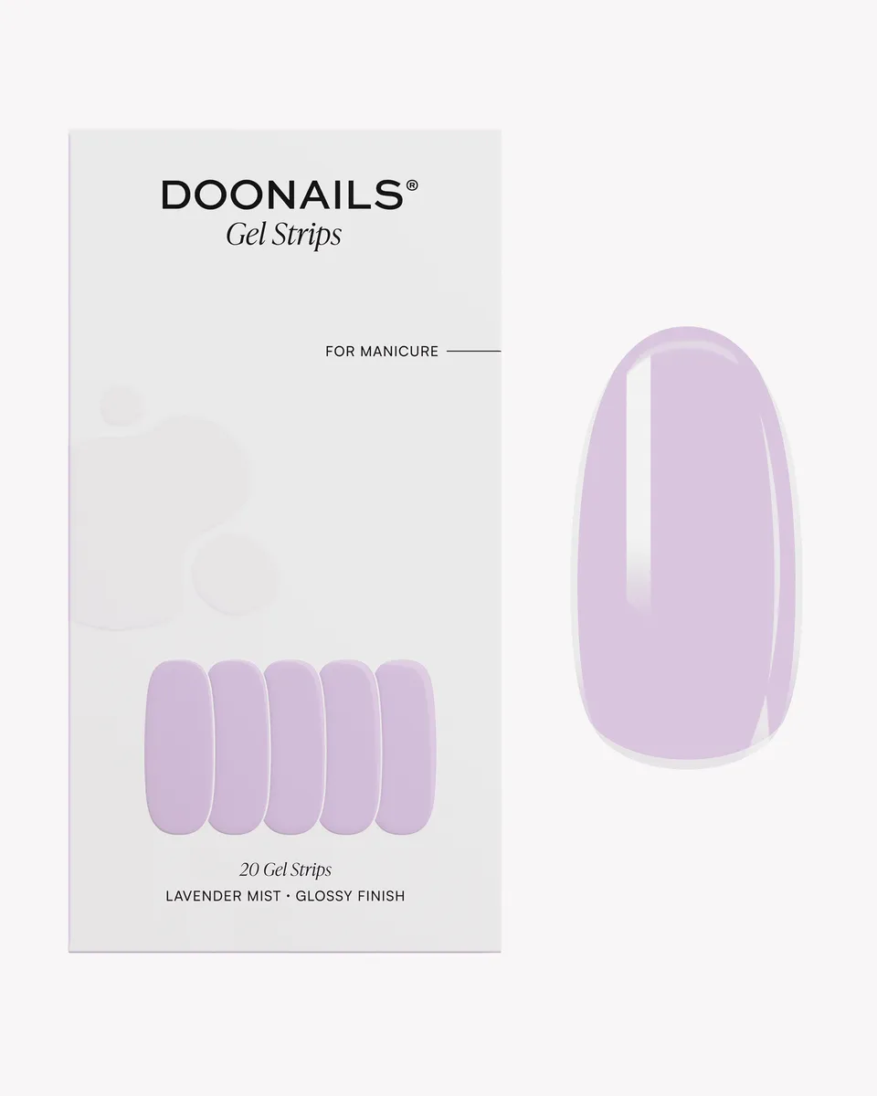 doonails-lavender-mist-uv-gel-strips-pastell-lila image 1