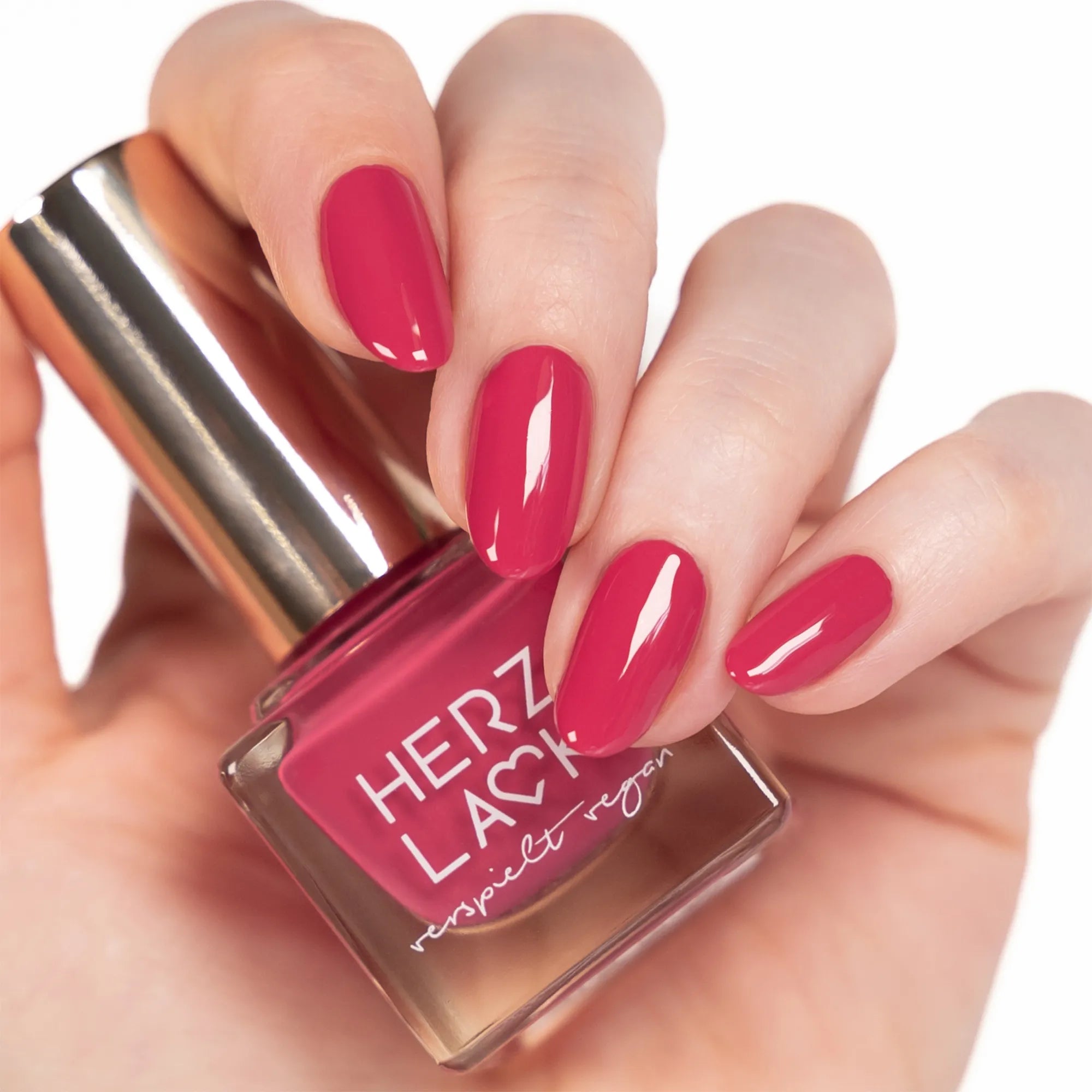 herzlack-viva-magenta-pink-one-coater-veganer-nagellack-11ml-hochdeckend image 2